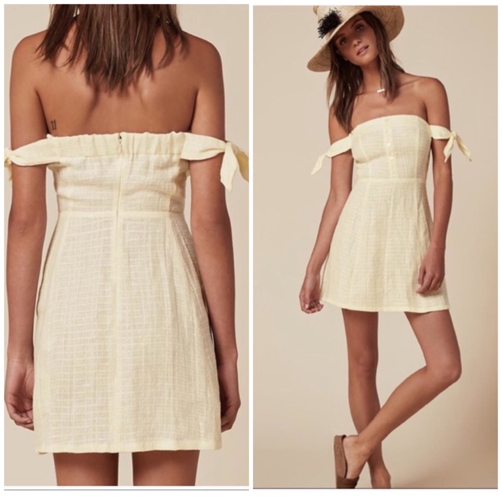 Reformation nation arnaut dress NWT